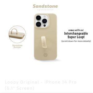 Loopy Original - iPhone 14 Pro (6.1" Screen) in Sandstone